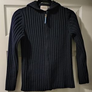Liz Claiborne Sweater/Cardigan Navy Blue Medium